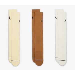 Шкарпетки Nike U J ED CUSH POLY CREW 3PR 144 бежевий, коричневий, білий Уні